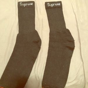 TWO pairs of supreme socks bundle!!